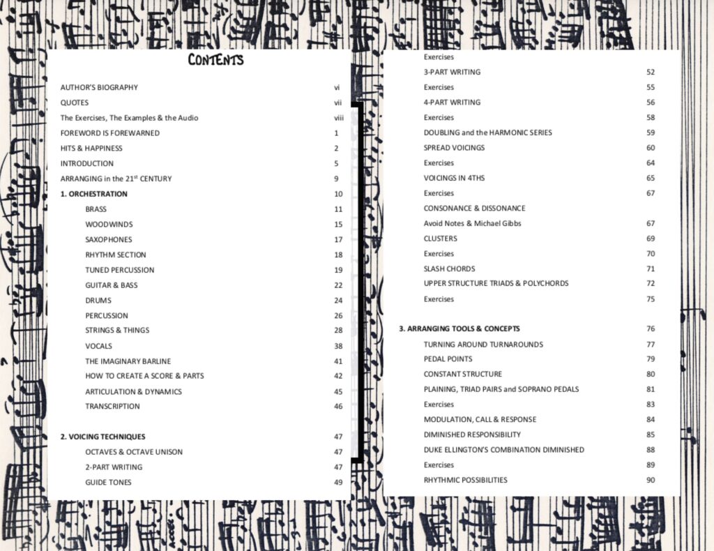 Table of Content Page 1
